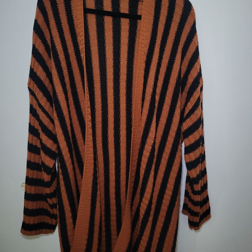 Black & Orange Cardigan